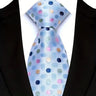 Men's Classic Paisley Tie Luxury Floral Dot 8cm Jacquard Neck Tie Necktie For Men Business Wedding Party Daily Wear Accessory