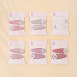 1pcs Ins Daisy Flower Hair Clips Baby Girl Hairpins for Kids Lace White Barette Princess Hooks Infant Accessories Korean