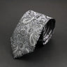 New Design Wedding Men Tie Grey Brown Green Paisley Flower Neckties Men Business Dropshipping Groom Collar Accessories Gift