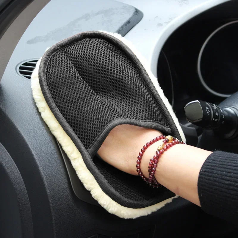 Car cleaning tools cleaning brush Wool Soft Auto Car Washing Gloves Motorcycle Washer Care Car paint Wash Tools Accessories