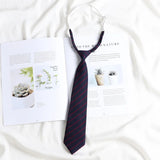 Korean style elegant Ties for men gifts Top clothes accessories Wedding  Black Gray Striped JK Ladies Collar Slim Neck Bow tie