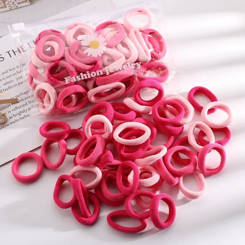 Cute Elastics Rubber Hair Bands Women Scrunchie Girls Hair Gum Ties Headbands Hair Bobbles Accessories For Children Kids Baby