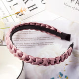 Braided Headband Women Girls Elastic Hairbands Non-slip Fashion Weaving Hair Hoop Bands Female Bezel Hair Accessories Headwear