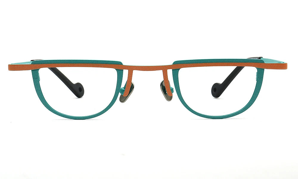 Vintage Titanium Glasses Frames for Women Light Geometric Eyeglass Men Optical Eyewear Retro Spectacles Prescription Myopia