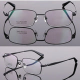 BETSION New Retro Square Pure Titanium Upscale Men Optical Glasses Frames Women Fashion Prescription Eyeglasses