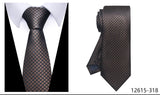 100% Silk Brand Purple Tie Men Necktie High Quality Mix Colors Silk 7.5 cm Gravatas Accessories Wedding April Fool's Day