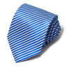 High-quality Wedding Ties For Men Fashion New Style Blue Strip Print Neckties Daily Office Apparel Accessories Gift For Man