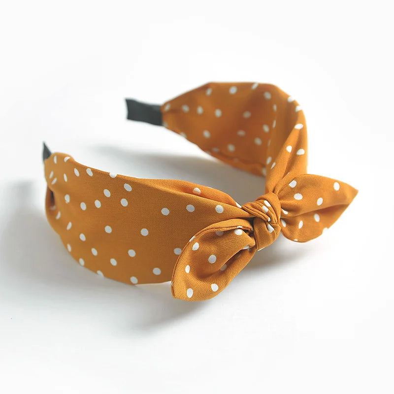 Women Hairbands Wide Female boho ties headband accessories Bow Hair Hoops Headwear Floral Hair Accessories Girl Head Band Lady