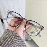 Anti-Blue Light Blocking Near Sight Glasses Trend Women Men Myopia Eyeglasses Optical Spectacle Minus Eyewear Diopter 0 To -6.0