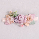 Baby Headbands for Toddlers Infant Beautiful Artificial Flowers Hair Bands for Baby Girls Sweet Cute Head Bands Hair Accessories