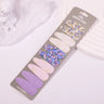 10Pcs/set 2.2'' Printed Embroidery Waterdrop Shape Hair Clips For Cute Girls BB Hairpin Barrettes Headwear Kids Hair Accessories