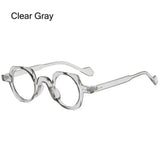 Round Square Frame Blue Light Blocking Glasses Japanese Style Unisex Non-Prescription Glasses Eyeglasses Frame