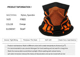Neck Warmer Bicycle Cycling Scarf Hiking Breathable Mask Outdoor Windproof Thickened Mask Bib Sports Face Bandana Mask Cover