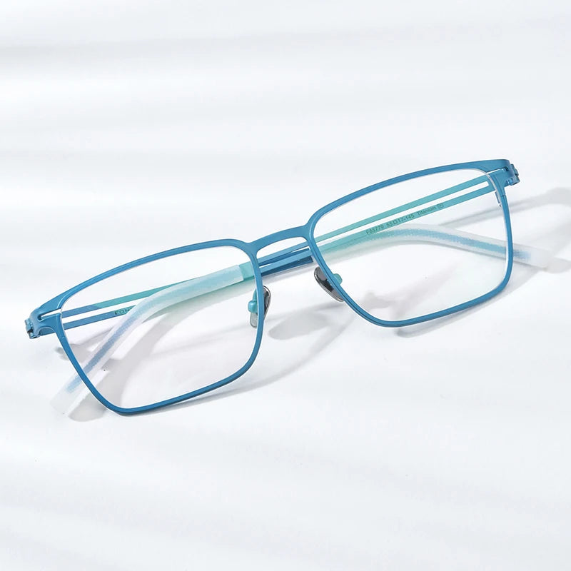FONEX Titanium Glasses Frame Men New Brand Design Square Eyewear Ultralight-Weight Japanese High Quality Eyeglasses Frames 85779