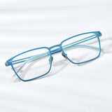 FONEX Titanium Glasses Frame Men New Brand Design Square Eyewear Ultralight-Weight Japanese High Quality Eyeglasses Frames 85779