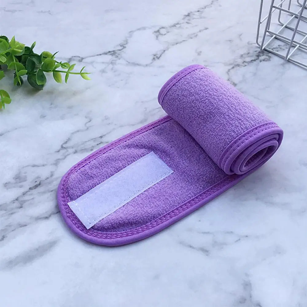 Face Headbands For Women Fleece Hair Bands Wide Hairband Yoga SPA Bath Wash Face Headband Makeup Shower Skincare Headband
