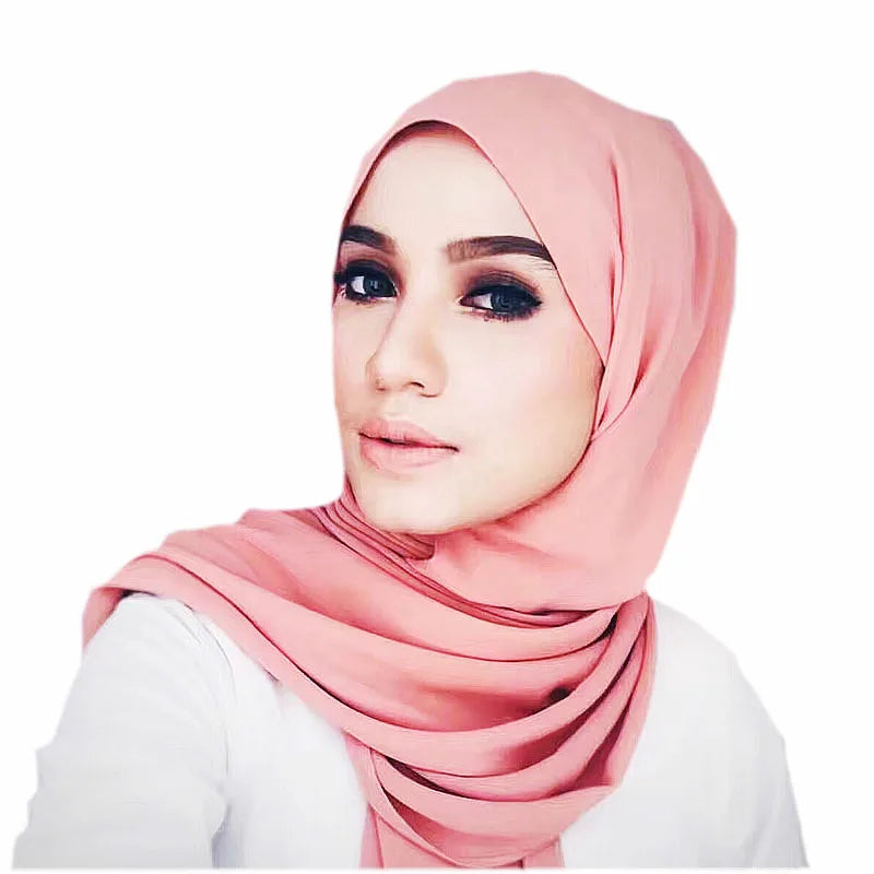 2024 Popular Turban For Women Solid Colour Breathable  Scarf Women Hijabs  Luxury High Quaility  Scarf