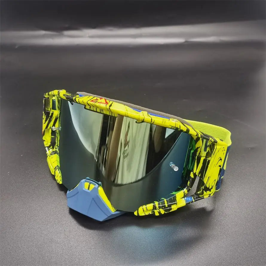 6.5 Lens Anti-fog Motocross Goggles MX MTB ATV Helmet Glasses DH Moto Enduro Safety Goggles Motorcycle Skiing Snowboard Goggle