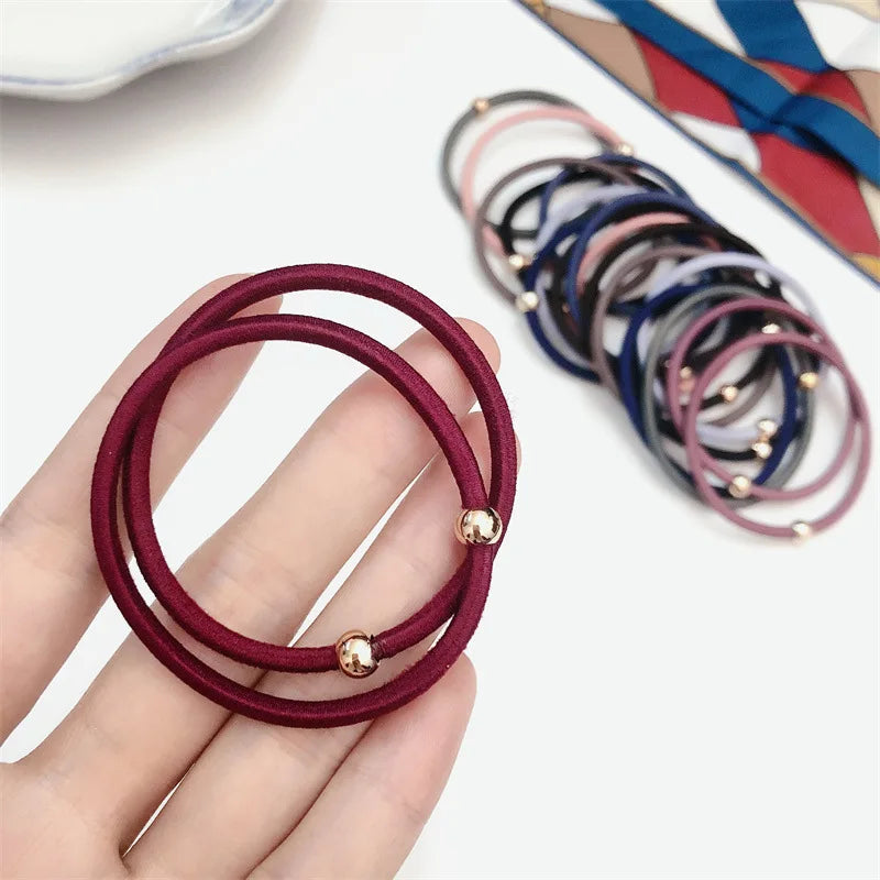 6PCS Headbands Women Elastic Hair Bands Scrunchie Ponytail Holder Organza Hairbands Set Hair Ropes Ties Girls Hair Accessories