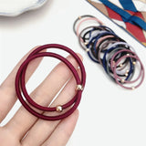 6PCS Headbands Women Elastic Hair Bands Scrunchie Ponytail Holder Organza Hairbands Set Hair Ropes Ties Girls Hair Accessories