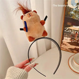 Ratatouille Hairband Cute Headband Kawaii Plush Hair Accessory Color Doll Wide-Brimmed Hairpin Creativity Headdress Gift