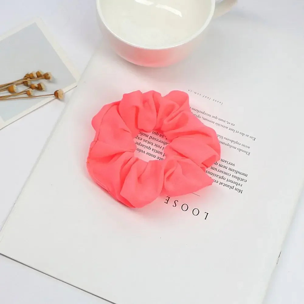 Elastic Neon Colour Scrunch Hair Ties Hair Accessories Headwear Hair Rope