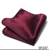 High Grade Brand Silk Kerchief Man Dark Blue Striped April Fool's Day Fit Formal Party Pocket Square Handkerchiefs Suit Hanky