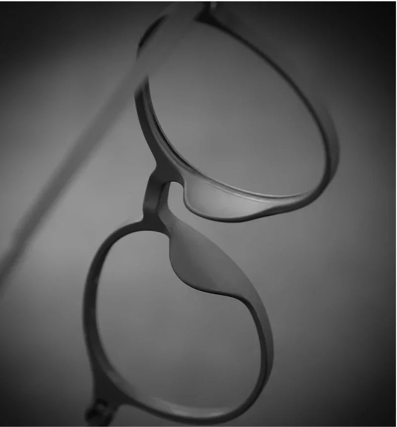 Ultralight Fashion Retro Round Glasses Frames Women TR90 Titanium Optical Prescription Men's Eyeglasses Frame H3050