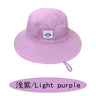 SMILE Baby Sunhat Summer Spring Kids Bucket Hat For Girls Boys Children Big Visor Cotton Sun Cap Beach Travel Panama Hats Caps