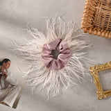 Elastic Head Rope Head Rope Women Hair Accessories Satin Hair Ring Female Hair Ties Feather Hair Rope Korean Style Scrunchies