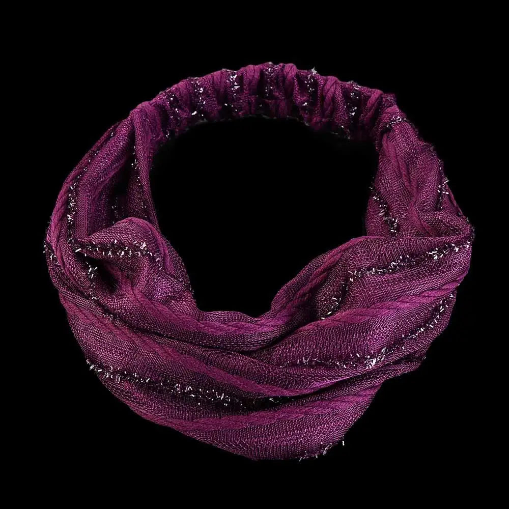 White Hair Elastic Hair Band Sequin Shiny Cloth Mother Hair Hoop Women Headband Korean Headwear Wide Hair Band Mesh Hairbands