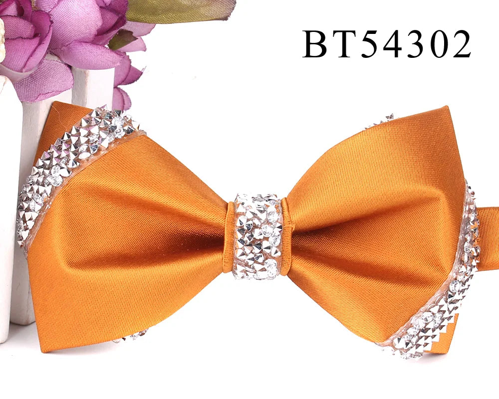 Wedding Bow ties For Groom Fashion Casual Bow tie For Men Women Party Bow knot Adult Bow Ties Cravats Groomsmen Solid Bowties