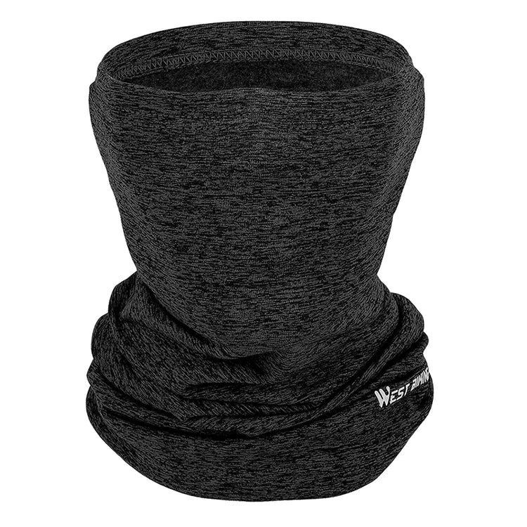 WEST BIKING Winter Fleece Cycling Scarf Outdoor Windproof Running Bike Face Cover Men Women Bicycle Bandana Sports Headwear