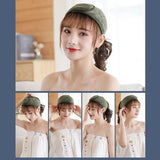 Fashion Headbands Wash Caps Shower Cosmetic Facial Adjustable Turban Tiara Turban Hairband Head Band