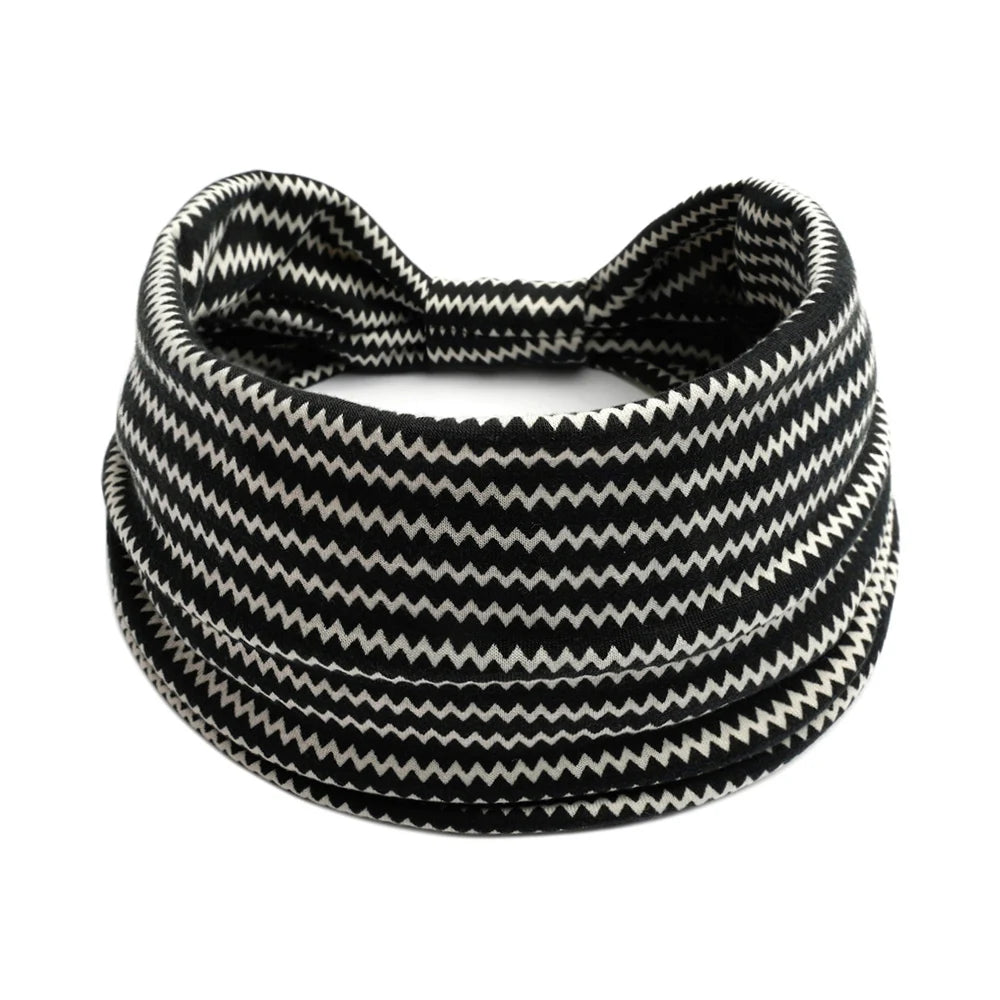 Women Hair Bands Headband Bohemian Sports Run Bandage Elastic Girl Wide Headband Print Wide Headwrap Headpiece Hairband Ladies