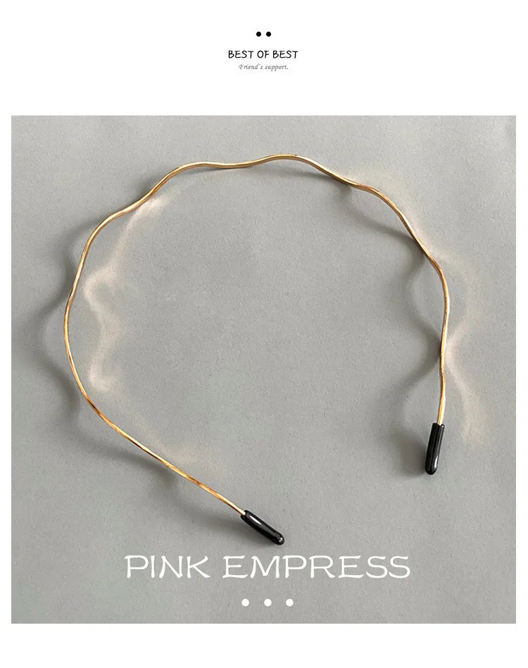 Wave Headbands Are Simple and Versatile, Suitable for Outdoor Hair Compression. Sweet and Retro Hair Binding Headbands