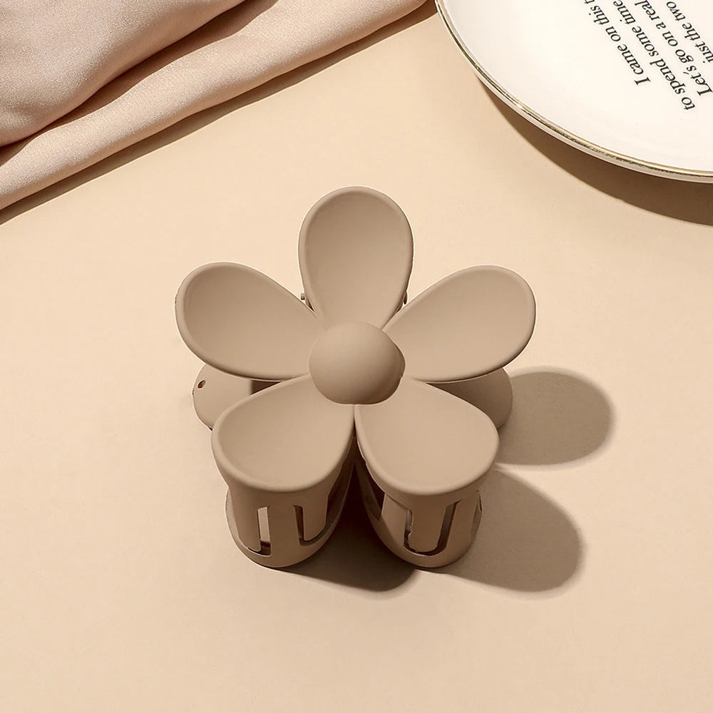 Fashion Flower Claw Clips for Women Sweet Girls Hair Claw Big Flower Hair Clamps Lady Crab Clips Hair Accessories for Women