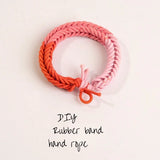 200PCS Baby Toddler Hair Ties Multicolors Elastic Hair Ties 2cm in Diameter No Crease Finger Hair Elastics Small Ponytail Holder