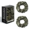 2PCS 3.5CM Mulberry Silk Scrunchies Women Grils Hair Ties for Hair Sleep No Damage Hairband Curly Hair Elastics Ponytail Holder
