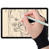 Two-finger Artists Gloves Palm Rejection Gloves for Drawing Pen Display Paper Art Painting Sketching IPad Pencil Graphics Tablet