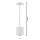 Rechargeable Table Lamp Touch Sensor LED Desktop Night Light Wireless Reading Lamp for Restaurant Hotel Bar Bedroom Decor Light