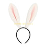 49MF Lovely Bunny Ear Hair Hoop Hair Holder Live Broadcasting Spring Cosplay Party Headwear for Teens Woman