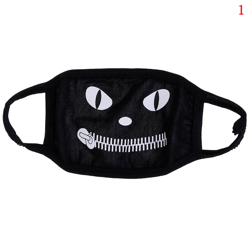 1pc Mouth Face Mask Unisex Cotton Dustproof Mouth Face Mask Anime Cartoon Bear Women Men Muffle Face Mouth Party Masks