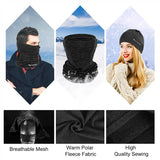 WEST BIKING Winter Fleece Cycling Scarf Outdoor Windproof Running Bike Face Cover Men Women Bicycle Bandana Sports Headwear