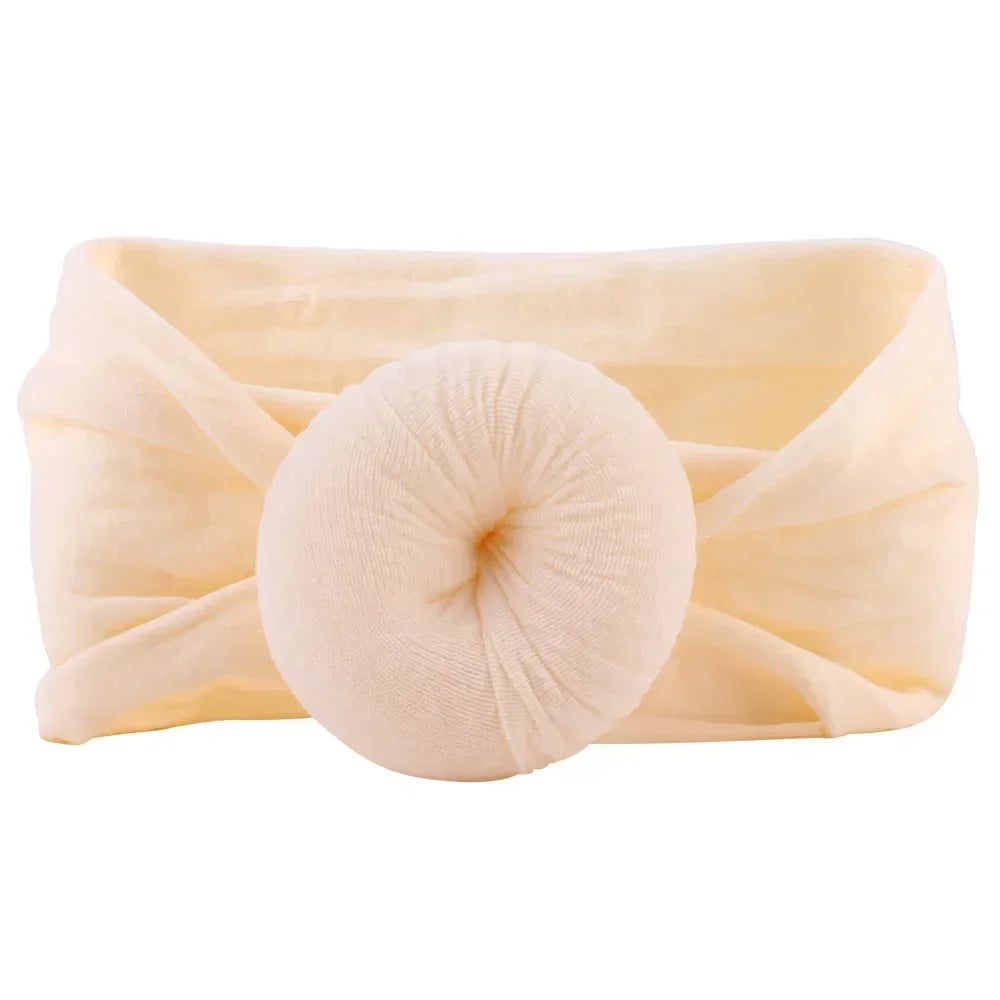 Baby Headband Newborn Girl Headbands Infant Turban Toddler Hair Accessories Nylon Cotton Headwrap Hair Band Cute Kawaii Soft
