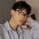 Fashion Anti Blue Light Glasses Men Computer Women Eyeglass Fashion Optical Plain Frame Spectacles Transparent Blocking Glasses