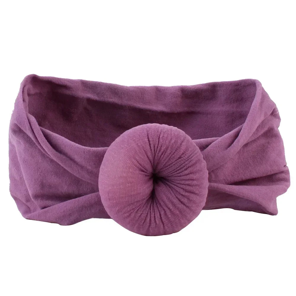 Baby Headband Newborn Girl Headbands Infant Turban Toddler Hair Accessories Nylon Cotton Headwrap Hair Band Cute Kawaii Soft