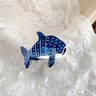 Muweordy Blue Whale Hair Claw Acetate Hair Clips For Women Popular Hair Catches Animal Hair Clip Cute Sea Creature Claw Clips