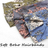 Fashion Boho Ethnic Style Headbands Vintage Knot Elastic Turban Headwrap For Women Girls Hair Band Soft Bandana Hair Accessories