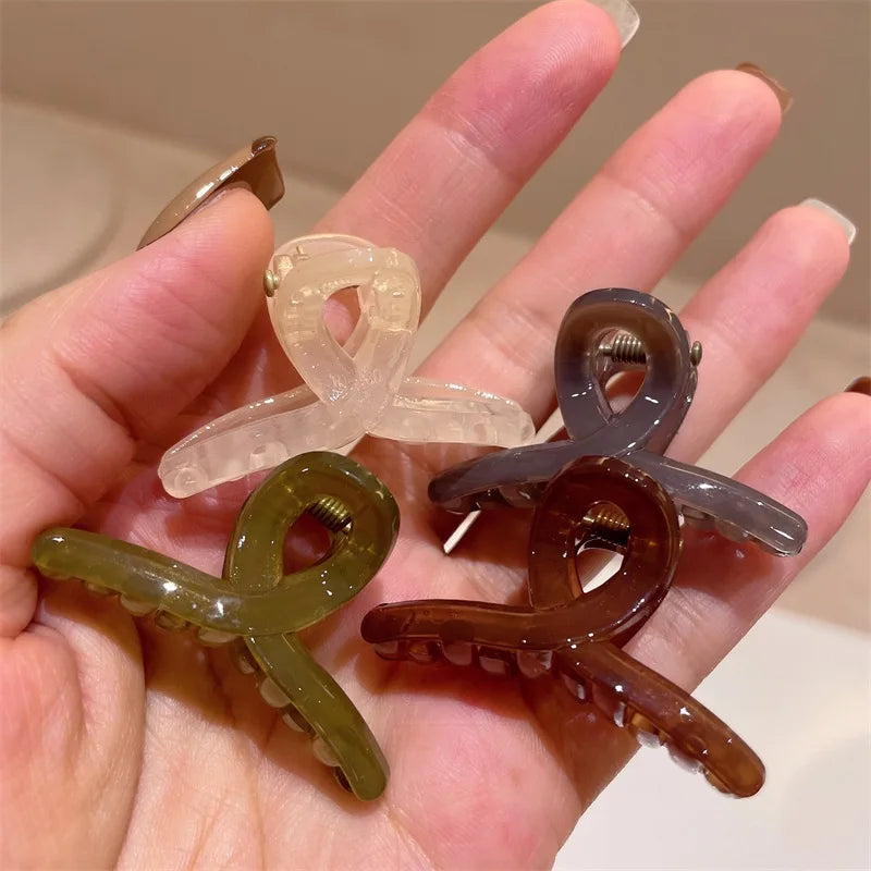 4.5cm Mini Cute Little Catch Clip Half-tie Hair Small Hair Catch Hair Clip Net Red Bangs Side Clip